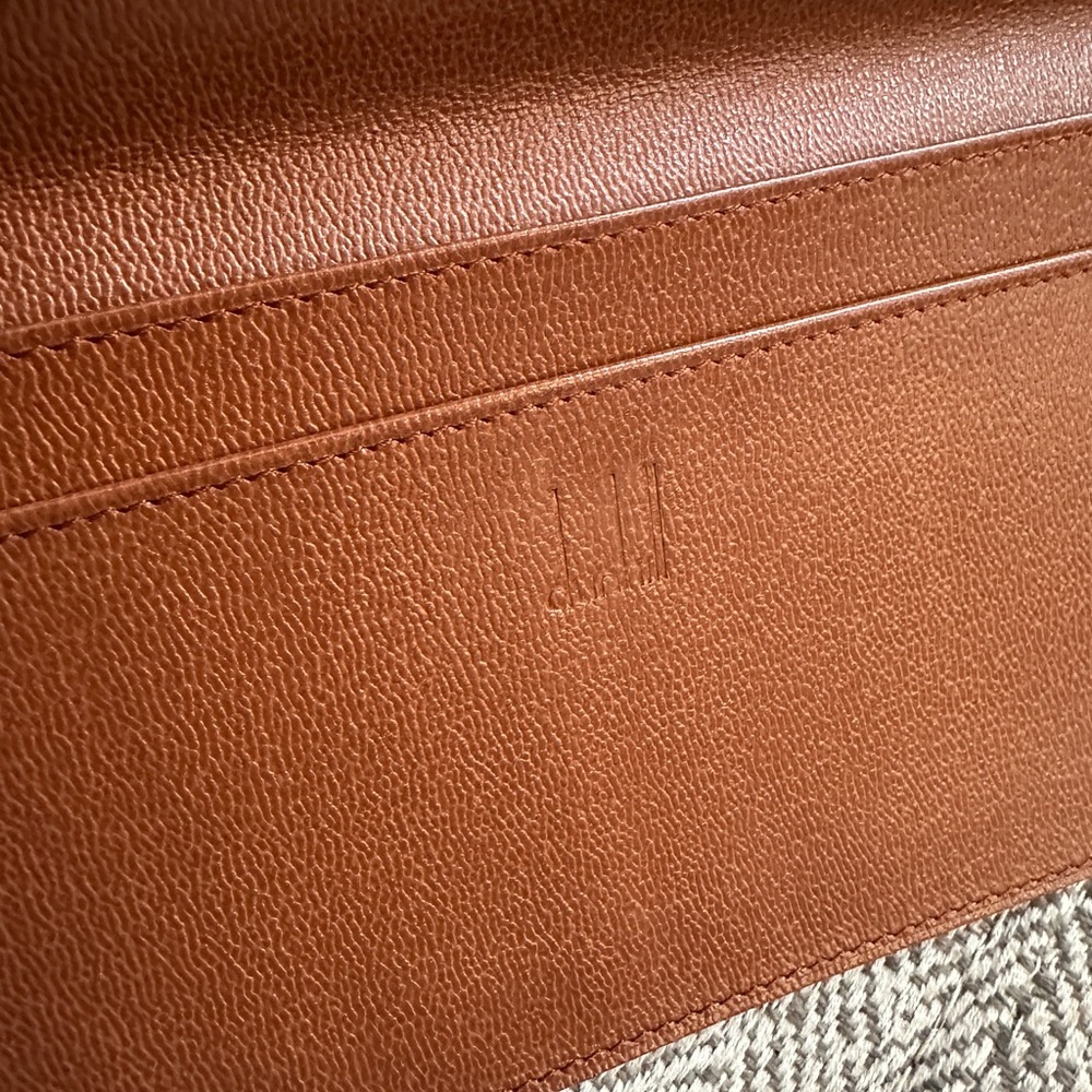 Dunhill Brown Leather Wallet - Picture 2 of 6